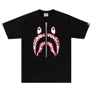 Футболка BAPE ABC Camo Shark, черный/розовый