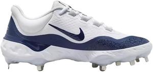 Бейсбольные бутсы Nike Alpha Huarache Elite 4 Low NRG (FD2745-103), White/Pure Platinum/Blue Tint/Midnight Navy