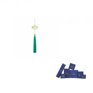 Swarovski Кристальный кулон среди голубых гор, Green