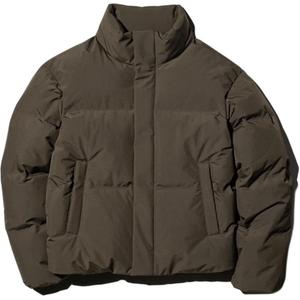 Пуховики Unisex UNIQLO, коричневый/черный