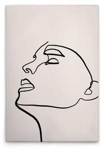 Картина на холсте A.S. Création Oneliner 1 цвет cremeschwarz