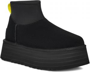 Ботинки UGG Classic Mini Dipper на платформе, черный