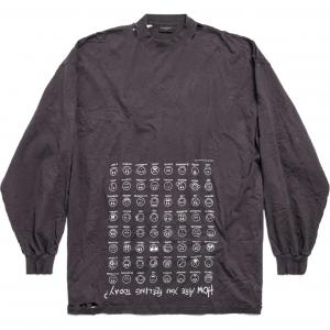 Топ с принтом Balenciaga, Умбра