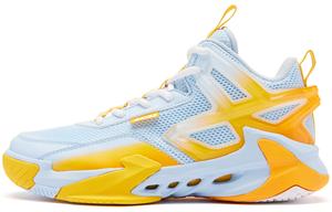 Детские баскетбольные кроссовки GS Mid-top Glacier Blue/egg Yolk Qiaodan, голубой