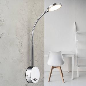 Светодиодный настенный светильник Globo Lighting Pegasi Typ B, сатиновое стекло / алюминий - 1 пламя