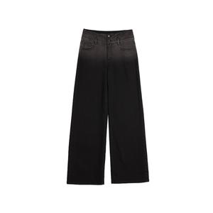 ELLE Джинсы женские Denim Black утепленные широкие брюки