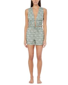 Топ Onia Air из льняной смеси с завязкой спереди, белый