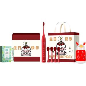 Электрическая зубная щетка AUX, красный