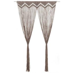 Штора vidaXL 3004748, 140x1x240 см, серо-коричневый