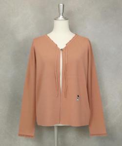 Кардиган с бахромой на рукавах Studio Picone, цвет Camel (015)