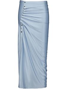 Юбка Rabanne с драпировкой, синий