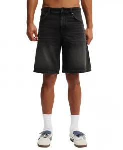 Мужские мешковатые джинсовые шорты COTTON ON, черный