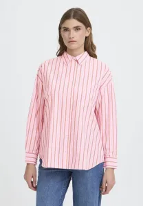 Блузка ihfluca с пуговицами Ichi, Pink Stripe