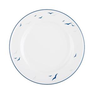 Worpswede 04164 Рюген тарелка-флажок для хлеба 17 см Tettau, белый синий
