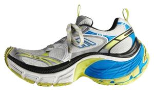 Кроссовки массивные Balenciaga мужские, желтый / синий / серый