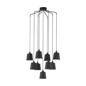 Подвесной светильник Eglo, 78x150 см, черный/золотой