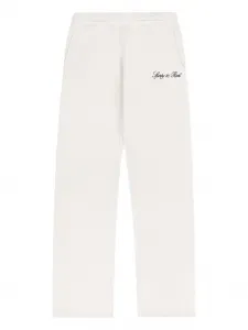 Брюки с вышитым логотипом Sporty & Rich, белый