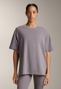 Футболка OYSHO SHORT SLEEVE , Lilac