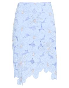 Юбка миди Wales Bonner, светло-голубой