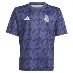 Футболка с коротким рукавом adidas Real Madrid 23/24 pre match junior, синий