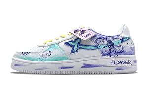 XTEP Водостойкие, износостойкие, дышащие, низкие кроссовки для скейтбординга Air Force One, мужские, светло-лавандовые