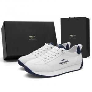 SEPTWOLVES Мужские белые кеды на низком ходу, цвет White (Standard Leather Shoe Size)