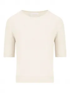 Свитер из кашемира в рубчик Vanisè, нейтральный