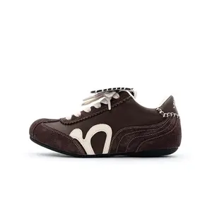 Сбалансированные, легкие и дышащие низкие кеды German Army женские HEIPA, Coffee