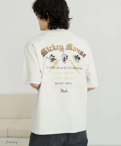 Футболка в винтажном стиле с изображением Микки Мауса Coen, цвет Off White