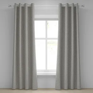 Штора на люверсах ABAKUHAUS с четырехлистником, винтажный мозаичный узор в эдвардианском стиле, простые цвета с богатыми цветочными мотивами, декоративные двухпанельные шторы, 280 см x 260 см, серо-бежевый цвет Abakuhaus