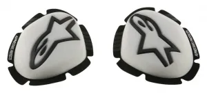 Сменные наколенники GP Plus Alpinestars, белый/черный