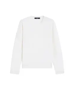 Свитера из шелка и шерсти с круглым вырезом Weekend Max Mara, бежевый