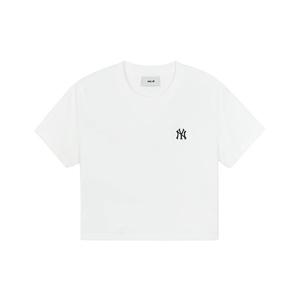 BASIC SMALL LOGO T Shirt Women's MLB, белый