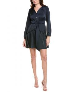 Тейлор Мини Платье-рубашка Taylor, синий
