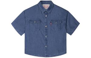 Джинсовая рубашка унисекс для детей Levis, Riverbed Blue