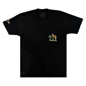 Футболка Chrome Hearts Horse Shoe Logo Pocket T-Shirt, черный