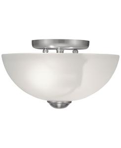 Полупотолочный светильник Somerset 11 дюймов Livex, цвет nickel