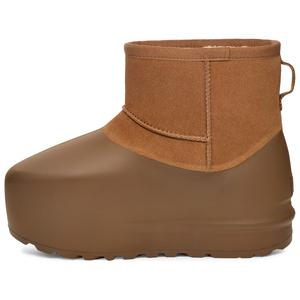Ботинки UGG с литыми каблуками, коричневый