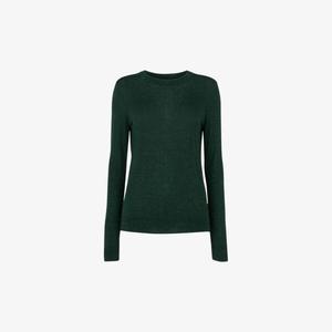 Джемпер Annie с круглым вырезом и блестящей вязкой Whistles, зеленый