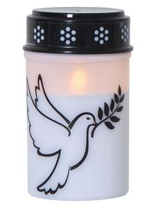 STAR Trading Светодиодный надгробный светильник «Голубь» белого цвета
