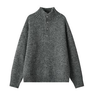 Свитер Unisex Turtleneck Moderate VanCamel, серый