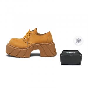 SMFK Женские повседневные туфли Ginger Yellow с магнитной коробкой для хранения, цвет Ginger Yellow-Comes with Magnetic Storage Box