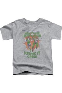 Футболка Green Lantern "Береги природу" с коротким рукавом для детей Gildan