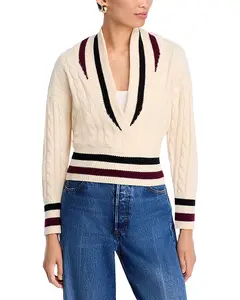 Свитер Addison в контрастную полоску Steve Madden, белый