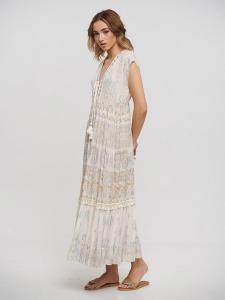 Длинное платье BLE, кремовый