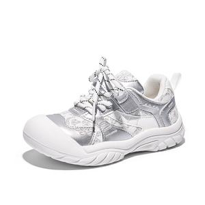 Дышащие низкие повседневные кроссовки Sanrio Series для детей Hello Kitty, серебряный/серый