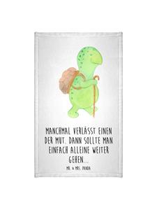 Mr. & Mrs. Panda Полотенце Черепаха-Странник с надписью белым цветом