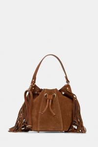 Замшевая сумка Answear.LAB, коричневый