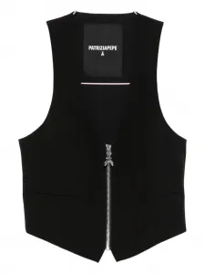 Жилет на молнии Patrizia Pepe, черный
