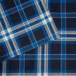 Набор фланелевых простыней Pointehaven, цвет Blue Plaid